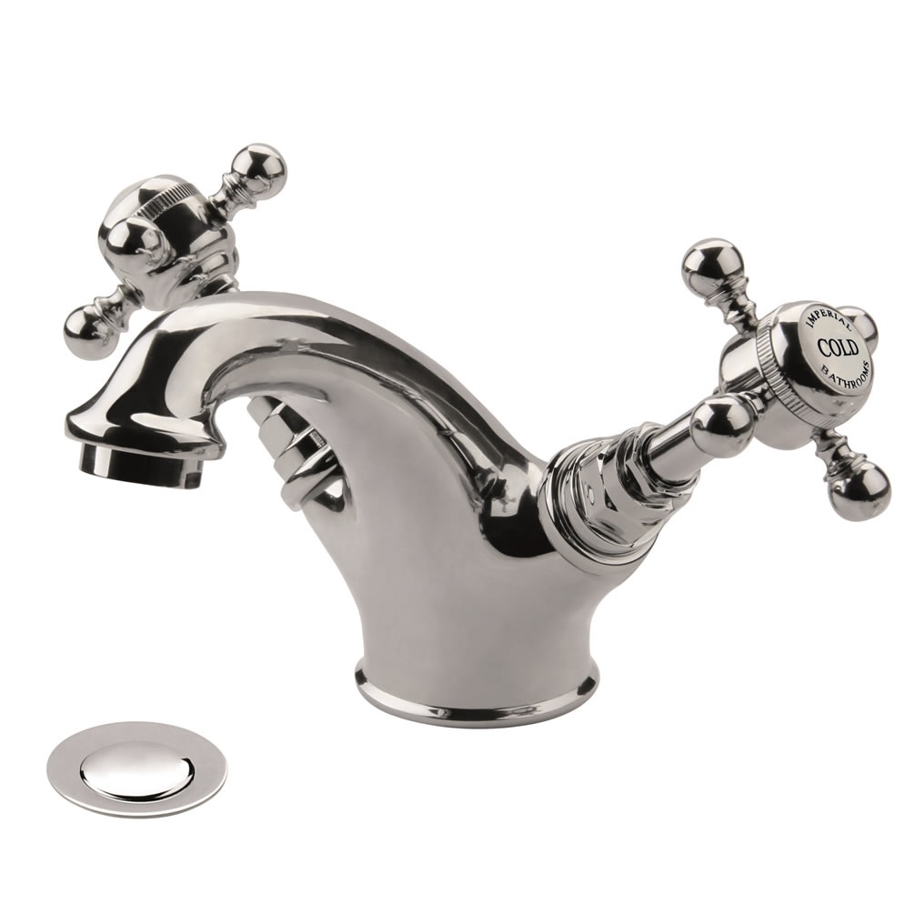 Imperial Lichfield Chrome Basin Mixer Monobloc